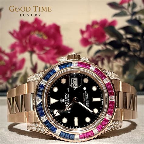 rolex rose gold saru